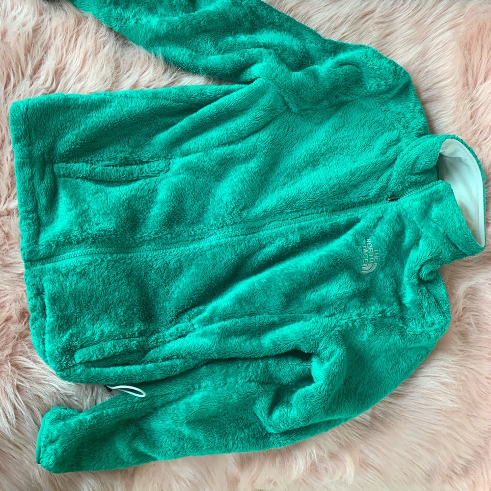 Green Northface Fleece Jacket